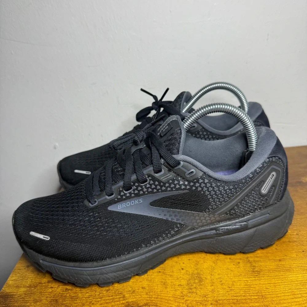Brooks Ghost 14 Running Shoes Mens Size 7.5 Black 1103691D020